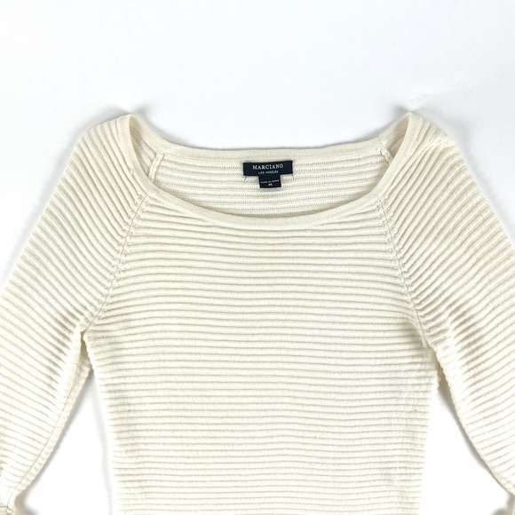Marciano Binx Bell Sleeve Ivory Sweater - Picture 8 of 11